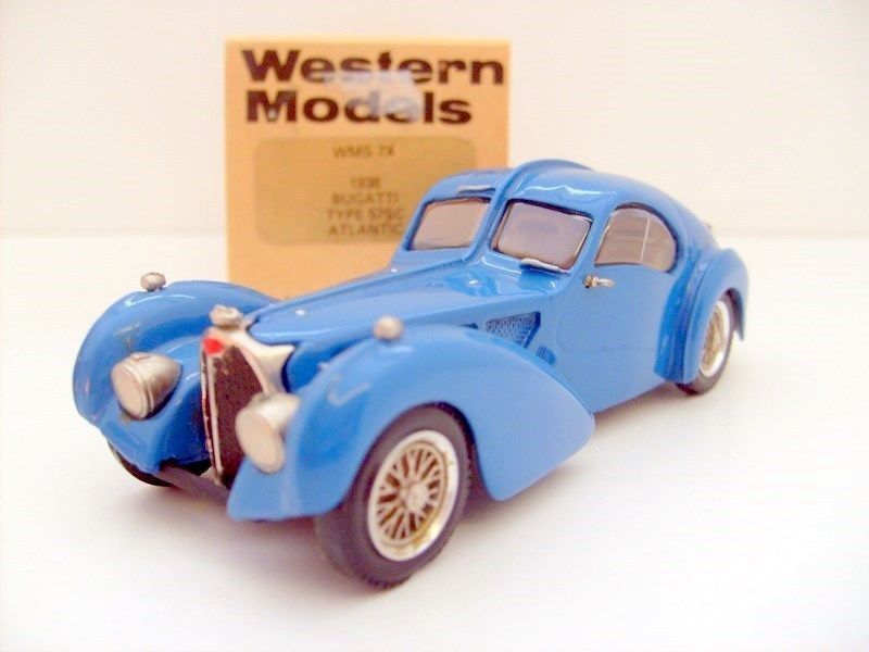 WESTERN MODELS 1/43 WMS 7X 1938 BUGATTI TYPE 57SC BLUE