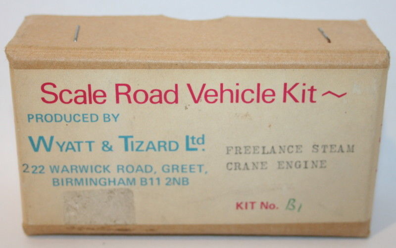 Wyatt & Tizard 4mm Scale White Metal Kit - B1 - Freelance Steam Crane Engine