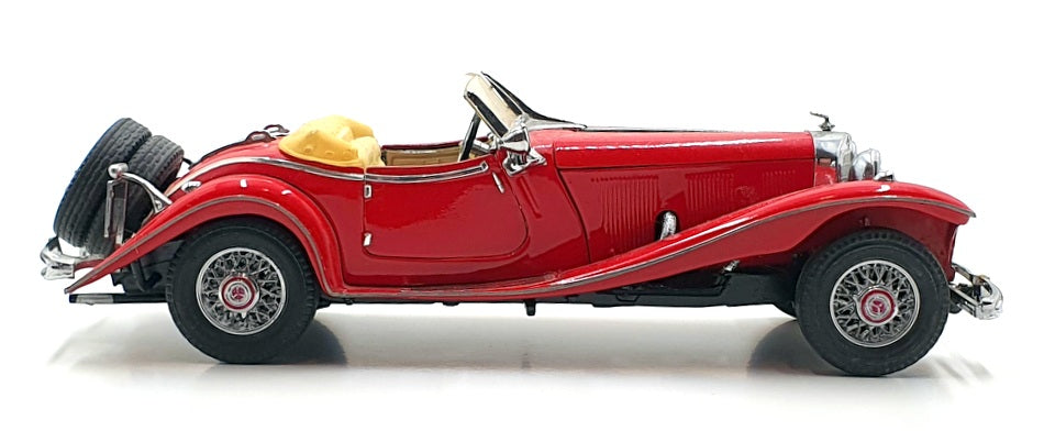 Franklin Mint 1/24 Scale 171221T - 1935 Mercedes Benz Special Roadster - Red