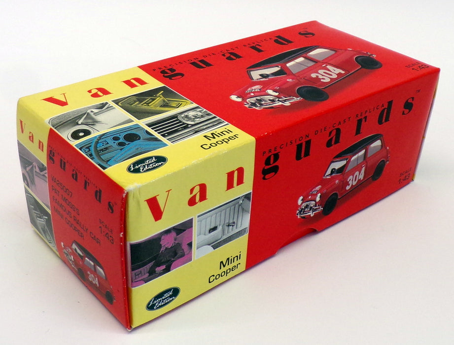 Vanguards 1/43 Scale VA25007 - Mini Cooper Pat Moss's Famous Rally Car