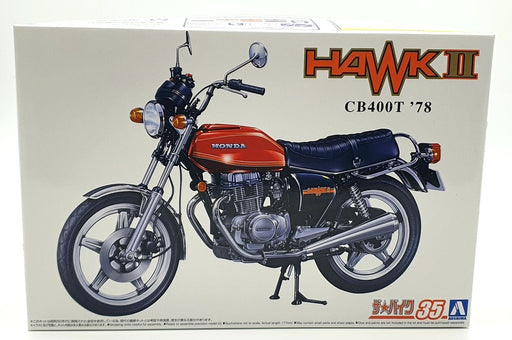 Aoshima 1/12 Scale Kit 35 - Honda Hawk II CB400T 1978