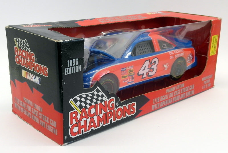 Racing Champions 1/18 Scale - 09400D Pontiac Stock Car #43 Bobby Hamilton