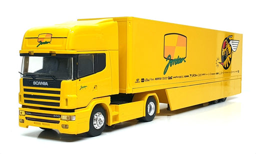 Eligor 1/43 Scale 11325 - Scania Jordan F1 Team Transporter Truck - Yellow