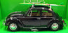Welly 1/24 Scale Diecast 22436SB-W - Volkswagen Beetle Hard Top Surfboard Black