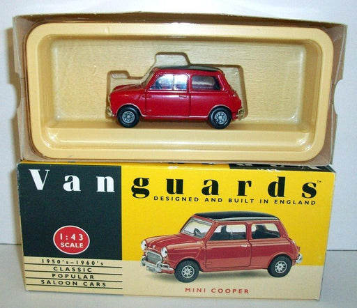 Vanguards 1/43 VA25000 Mini Cooper Red Black