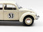 Solido 1/18 Scale Diecast - S1800505 VW Beetle Race #53 Herbie White Model Car