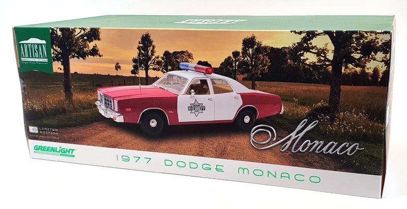 Greenlight 1/18 Scale 19097 - 1977 Dodge Monaco Finchburg Sheriff County