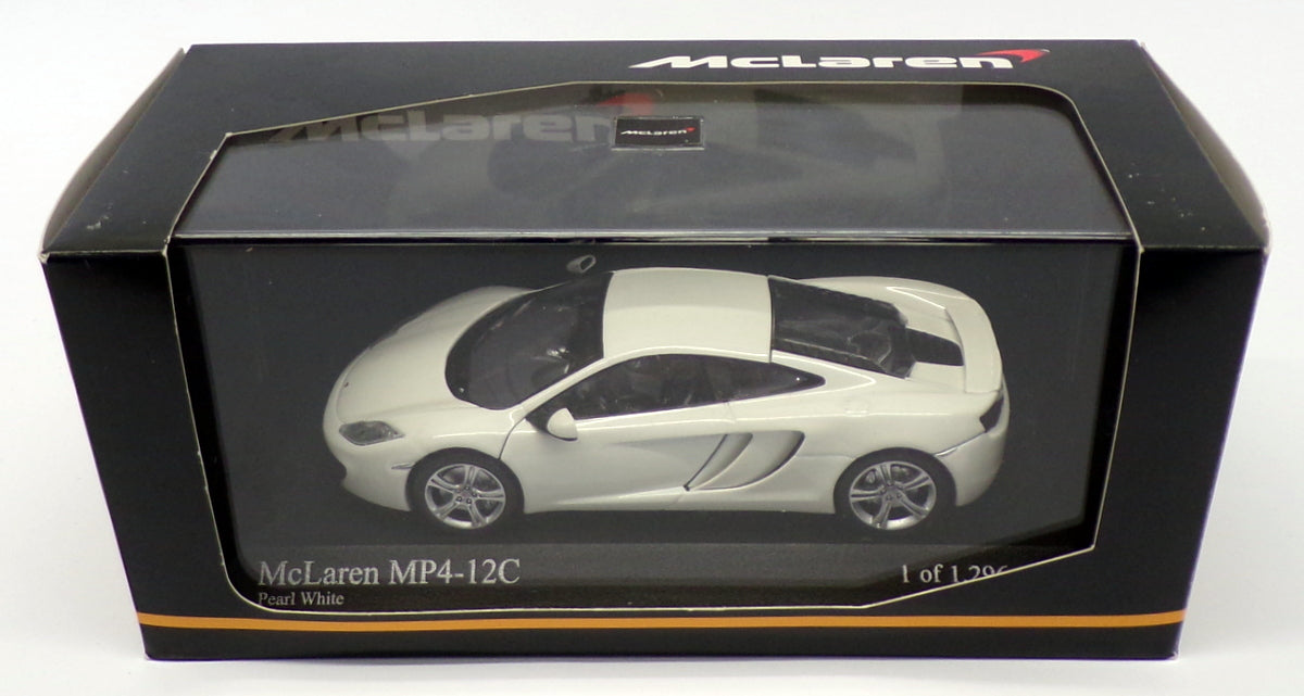 Minichamps 1/43 Scale 530 133021 - McLaren MP4-12C - Pearl White