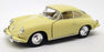 Porsche 356B Carrera 2 - Cream - Kinsmart Pull Back & Go Car