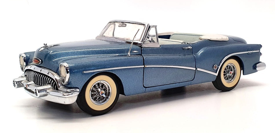 Danbury Mint 1/24 Scale Diecast DMB03 - 1953 Buick Skylark - Met Blue
