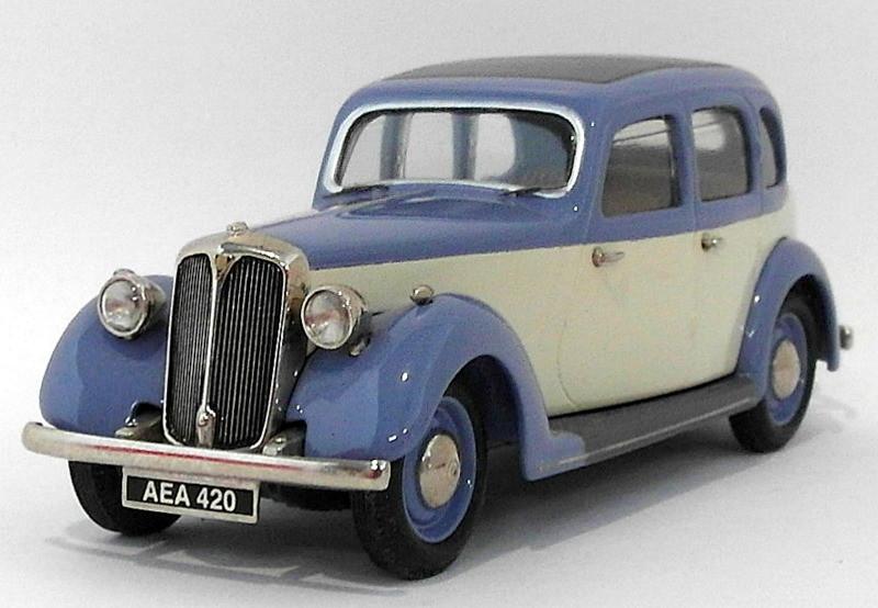 Somerville Models 1/43 Scale 148 - 1937 P-2 Rover (6 Light) - Blue/Cream