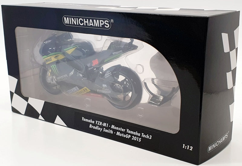 Minichamps 1/12 Scale Motorcycle 122 153038 - Yamaha YZR M1 Moto GP 2015