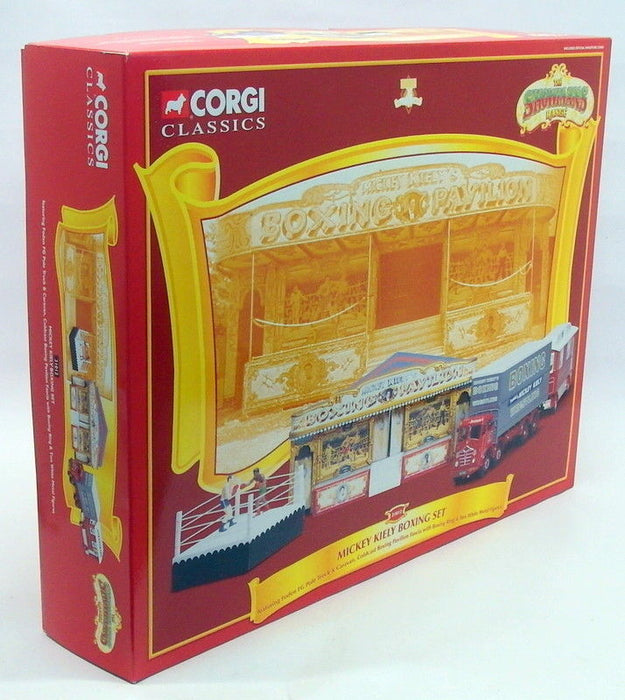 Corgi 1/50 Scale Model Foden Truck & Caravan 31012 - Mickey Kiely Boxing set