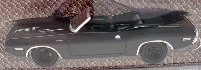 Greenlight 1/64 Scale Model Car 28030C - 1970 Dodge Challenger R/T Conv - Black