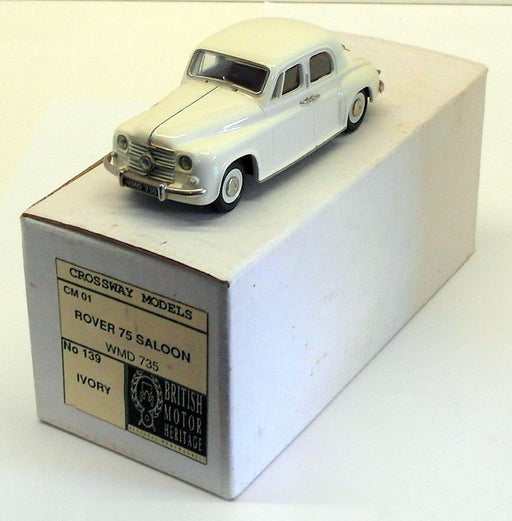 Crossway Models 1/43 Scale CM01 - Rover 75 Saloon - Ivory