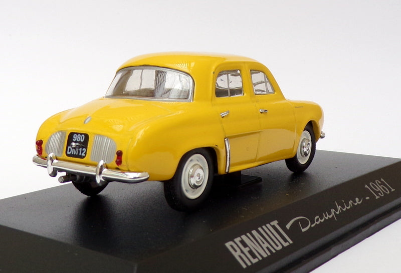Norev 1/43 Scale Diecast N22520 - 1961 Renault Dauphine - Yellow
