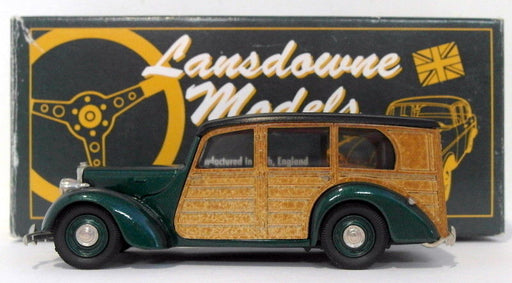 Lansdowne Models 1/43 Scale LDM21 - 1950 Lea Francis Estate 4-Dr Woody - Green