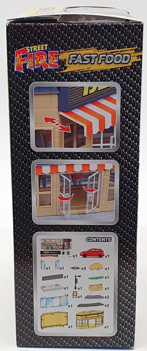 Burago 1/43 Scale Model Car #18 31504 - VW Polo GTI Mk5 And Fast Food Store