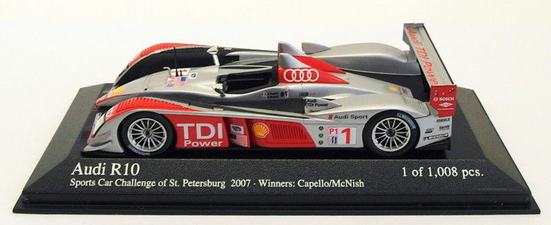 Minichamps 1/43 Scale 400 071691 - Audi R10 ALMS St.Petersburg 2007