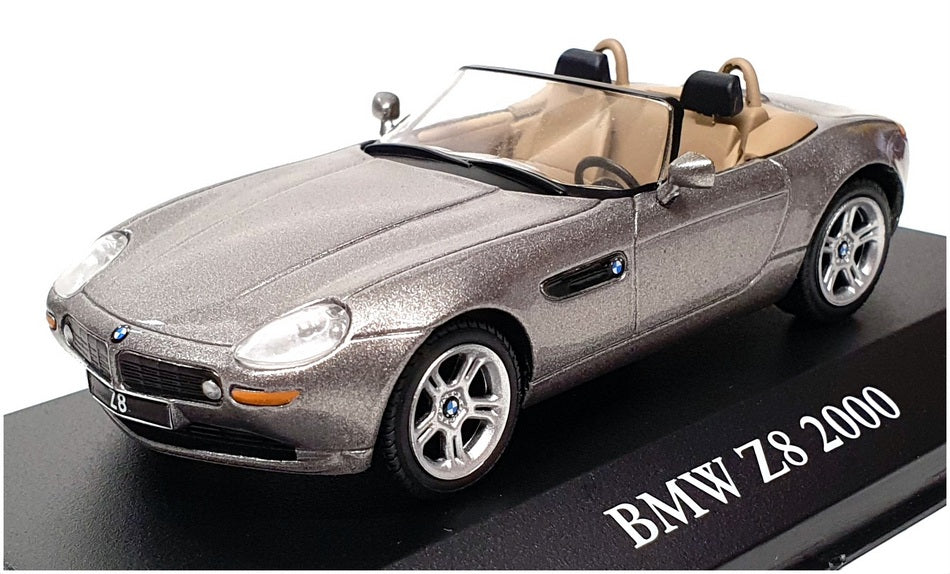 Atlas Editions 1/43 Scale Diecast 2 891 024 - 2000 BMW Z8 - Met Grey