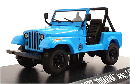 Greenlight 1/43 Scale 86309 - 1977 "Dharma" Jeep CJ7 Lost - Blue