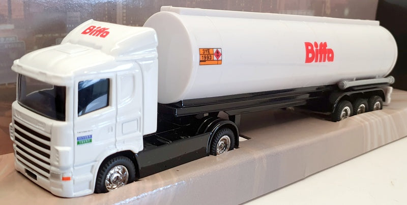 Corgi 1/64 Scale Model Truck 59544 - Scania Tanker Biffa - White