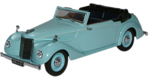 OXFORD 1/43 ASH003 TURQUOISE ARMSTRONG SIDDELEY HURRICANE OPEN