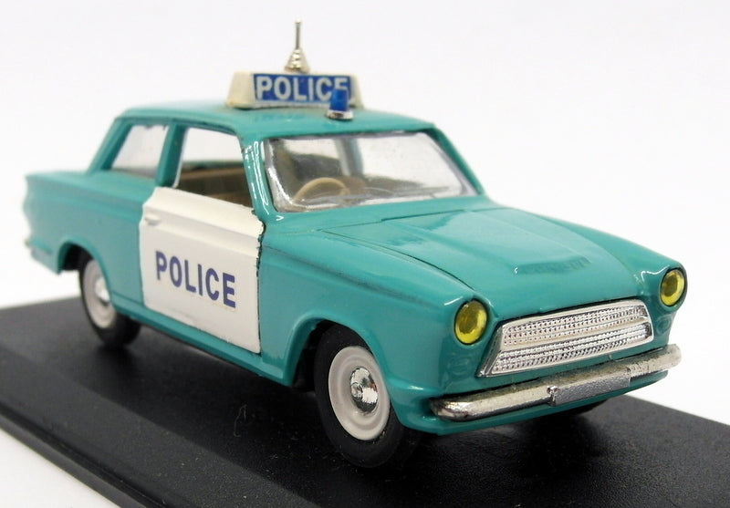 Eligor 1/43 Scale EL18 - 1104 1965 Ford Cortina MK1 Police RHD White Wheels