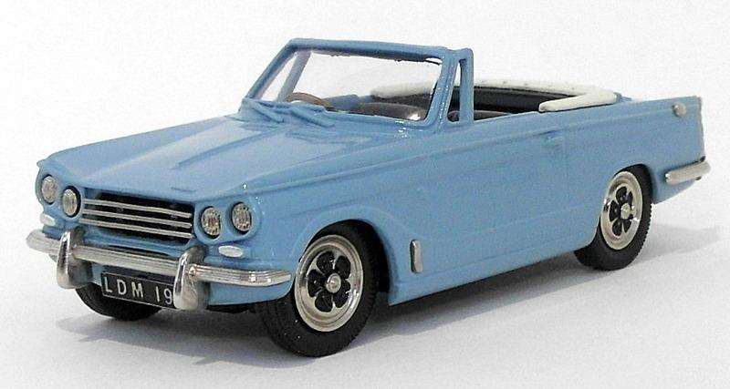 Lansdowne Models 1/43 Scale LDM19 - 1968 Triumph Vitesse Mk2 Top Down - Blue