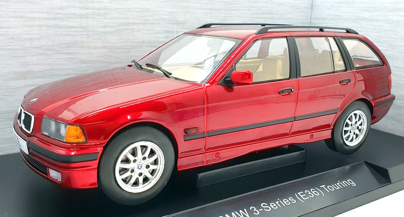 Model Car Group (MCG) 1/18 Scale MCG18155 - BMW 3-Series (E36) Touring -MET  Red