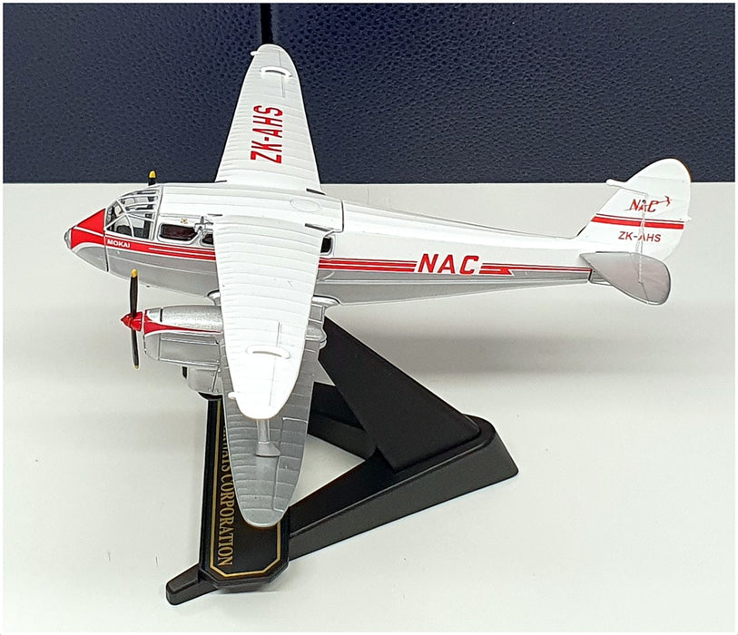 Oxford Diecast 1/72 Scale 72DR011 - DH 89 Dragon Rapide ZK-AHS "Mokai" NAC