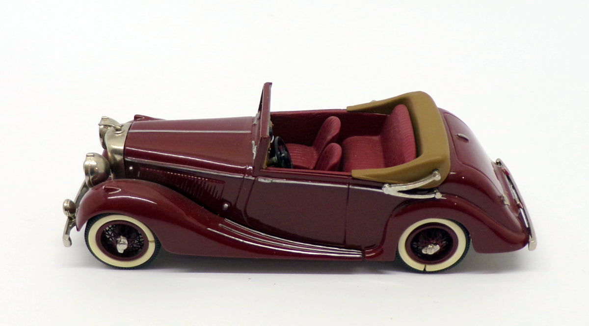 Minimarque 43 1/43 Scale No.2A - 1947 Jaguar 3.5L DHC Open - Maroon