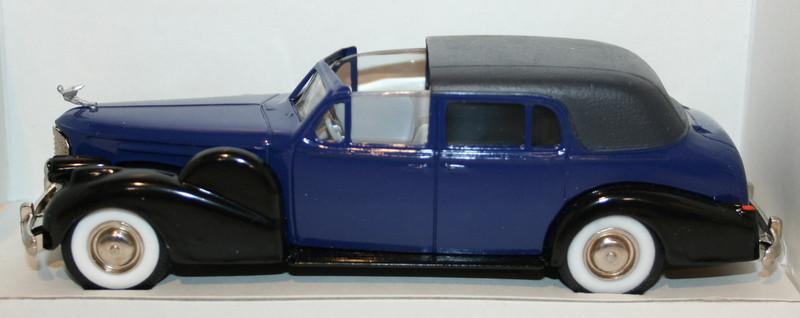 RexToys 1/43 Scale Diecast - 1938-1940 Cadillac V16 Coupe De Ville Open - Blue