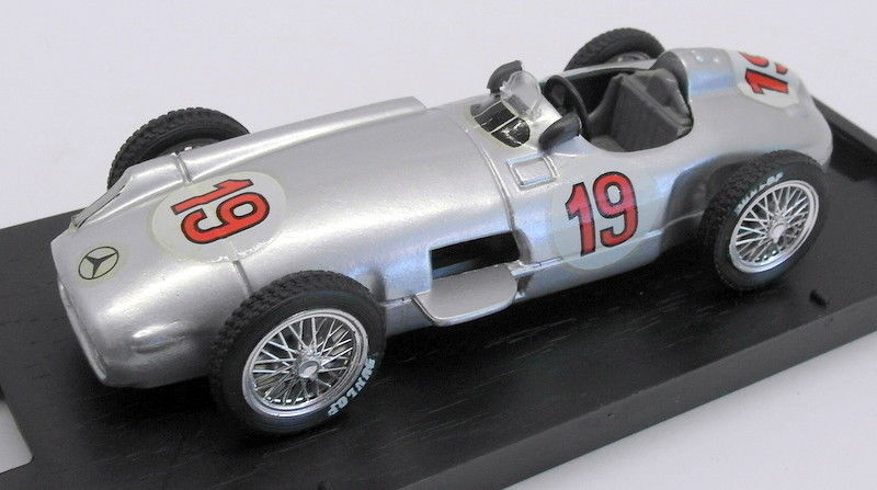 Brumm 1/43 Scale Diecast - S006 Mercedes W196 HP295 1954 #19 Karl King