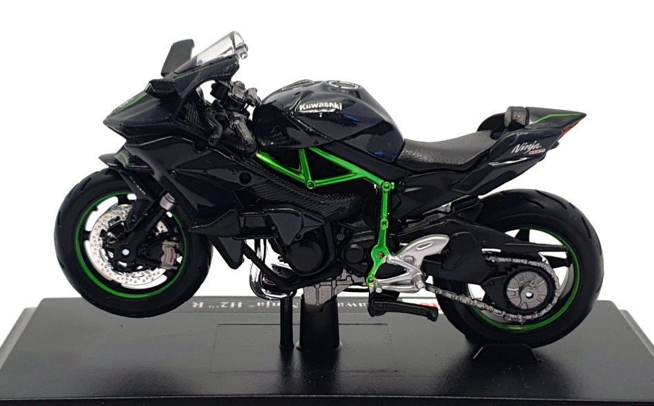 Maisto 1/18 Scale Motorbike 06187 - Kawasaki Ninja H2 R - Dark Grey/Green
