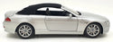 Kyosho 1/18 Scale Diecast 08702S - BMW 645Ci Cabriolet - Silver