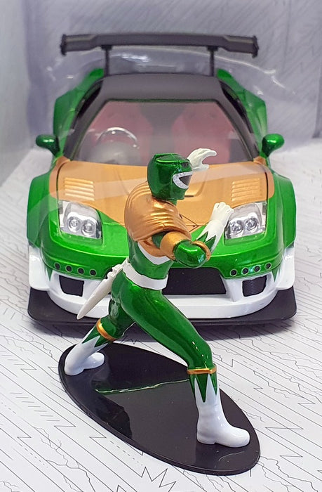 Jada 1/24 Scale Diecast 31909 - 2002 Honda NSX Type R Green Power Ranger