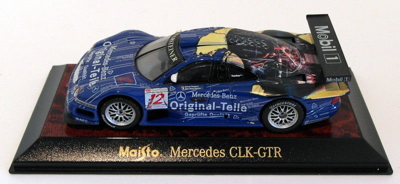 Maisto 1/43 Scale 31504 - Mercedes CLK-GTR - Blue