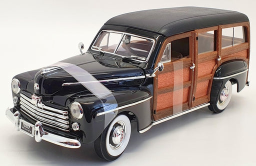 Lucky 1/18 Scale LDC20028BK - 1948 Ford Woody - Black