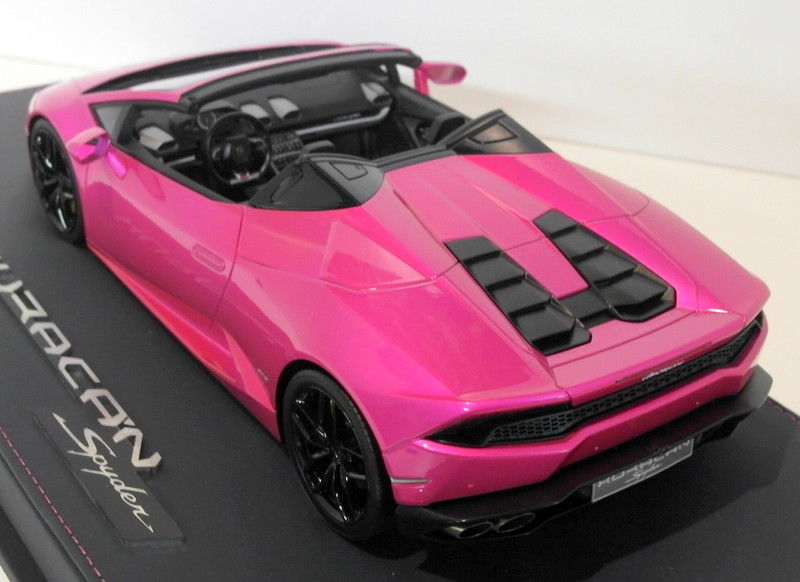 Make UP 1/18 Scale Resin - 006SC2 Lamborghini Huracan LP610-4 Spyder Flash Pink