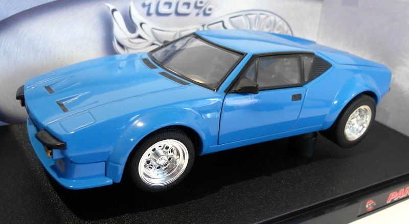 Hot Wheels 1/18 Scale Diecast 50424 - De Tomaso Pantera - Blue