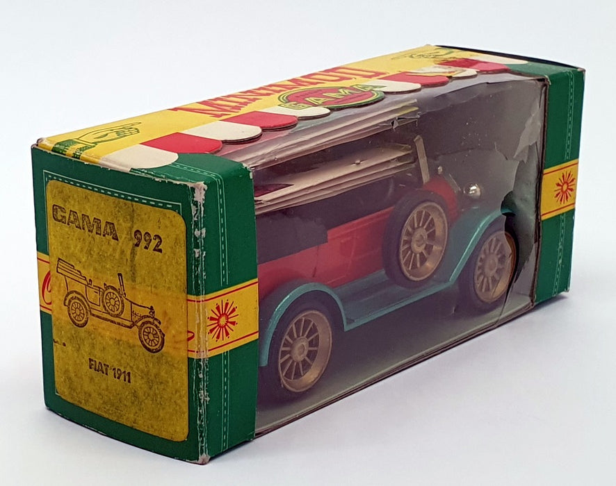Gama 1/45 Scale Model Car 992 - 1911 Fiat - Red/Green