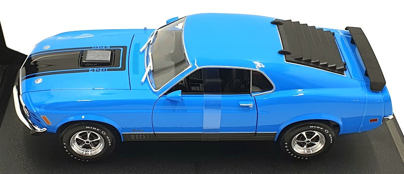 Maisto 1/18 Scale Diecast 31453 - 1970 Ford Mustang Mach 1 - Blue