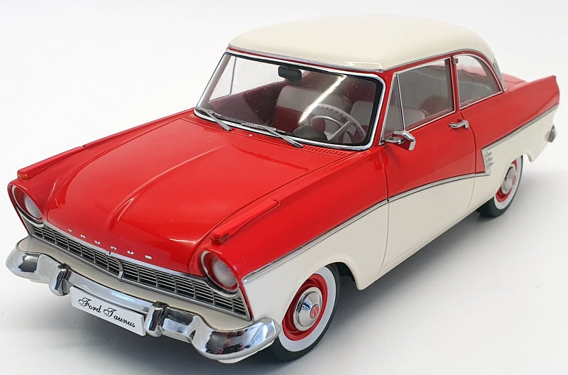 KK 1/18 Scale KKDC180271 - 1957 Ford England Taunus 17M P2 - Red/White