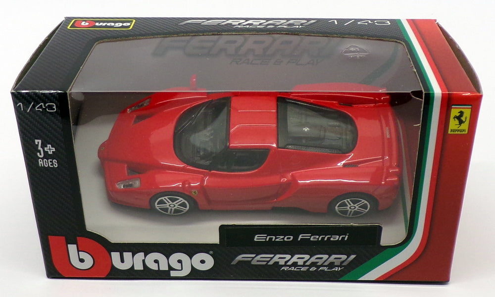 Burago 1/43 Scale Model Car 18-36000 - Enzo Ferrari - Red