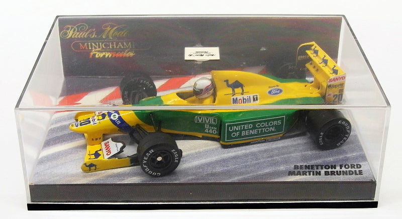 Minichamps 1/43 Scale Model Car 25119 - F1 Benetton Ford - M.Brundle