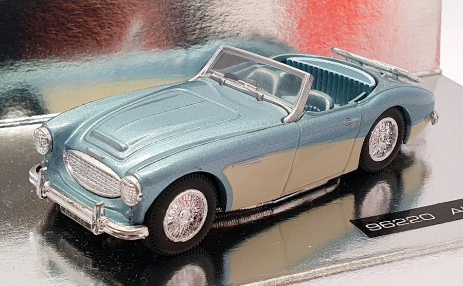 Corgi 1/43 Scale Diecast 96220 - Austin Healey Open Top - Blue/Ivory