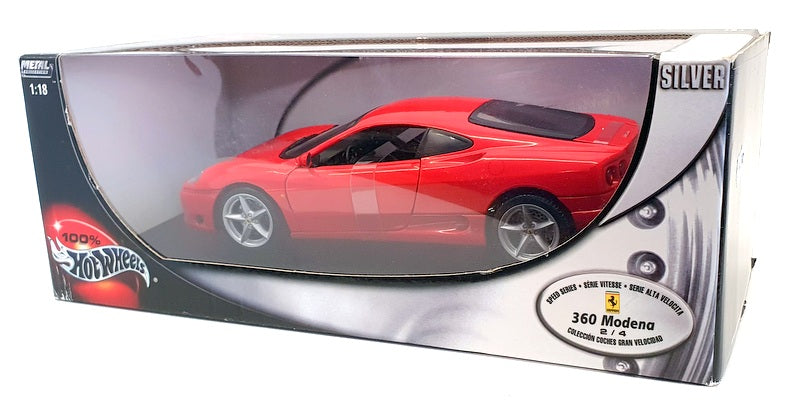 Hot Wheels 1/18 Scale Diecast - 25736 Ferrari 360 Modena - Red