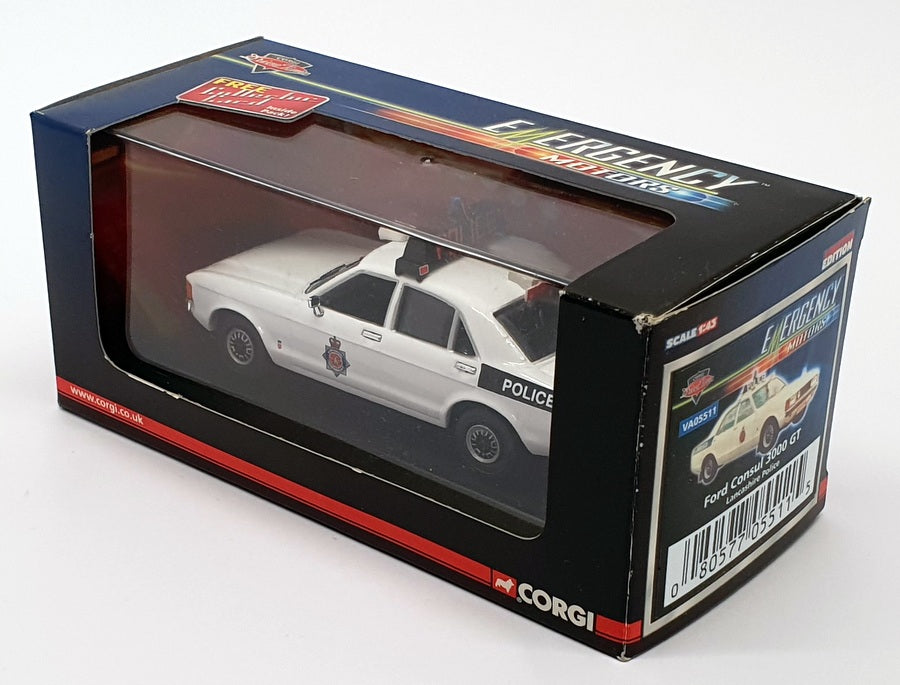 VANGUARDS 1/43 Scale VA05511 - Ford Consul 3000 GT - Lancs Police