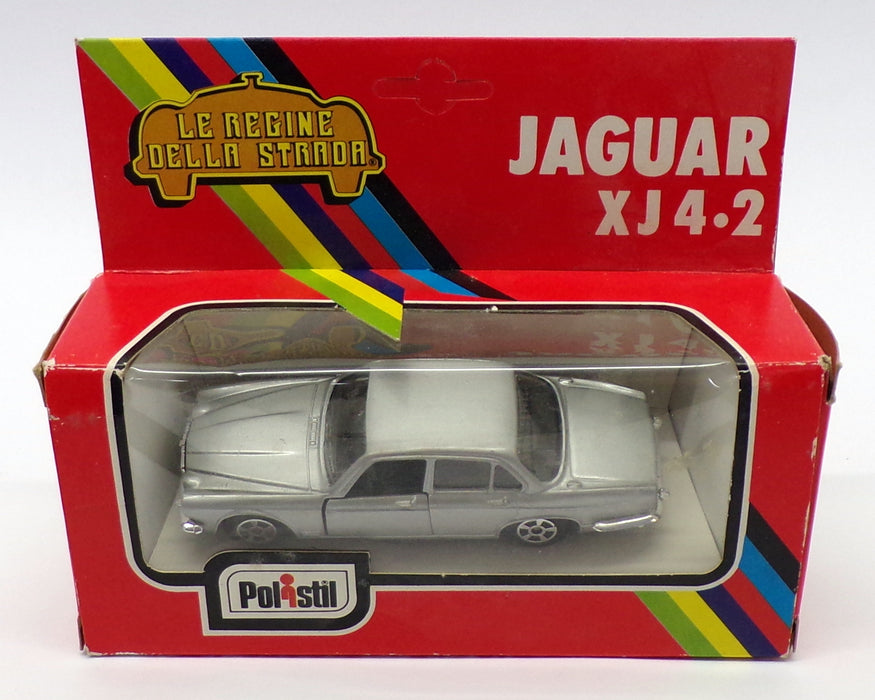 Polistil 10cm Long Diecast CE61 - Jaguar XJ4.2 - Silver